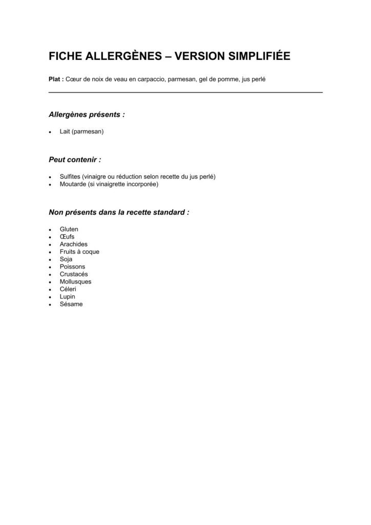 Coeur de noix de veau